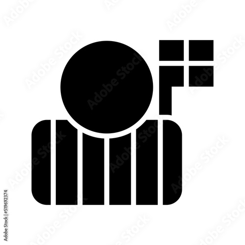 arbitrator icon or logo isolated sign symbol vector illustration - high quality black style vector icons
