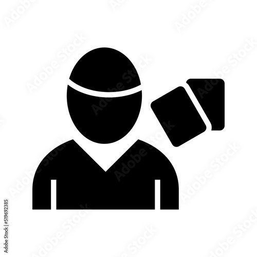 arbitrator icon or logo isolated sign symbol vector illustration - high quality black style vector icons
