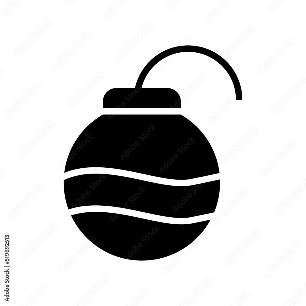 bomb icon or logo isolated sign symbol vector illustration - high quality black style vector icons
