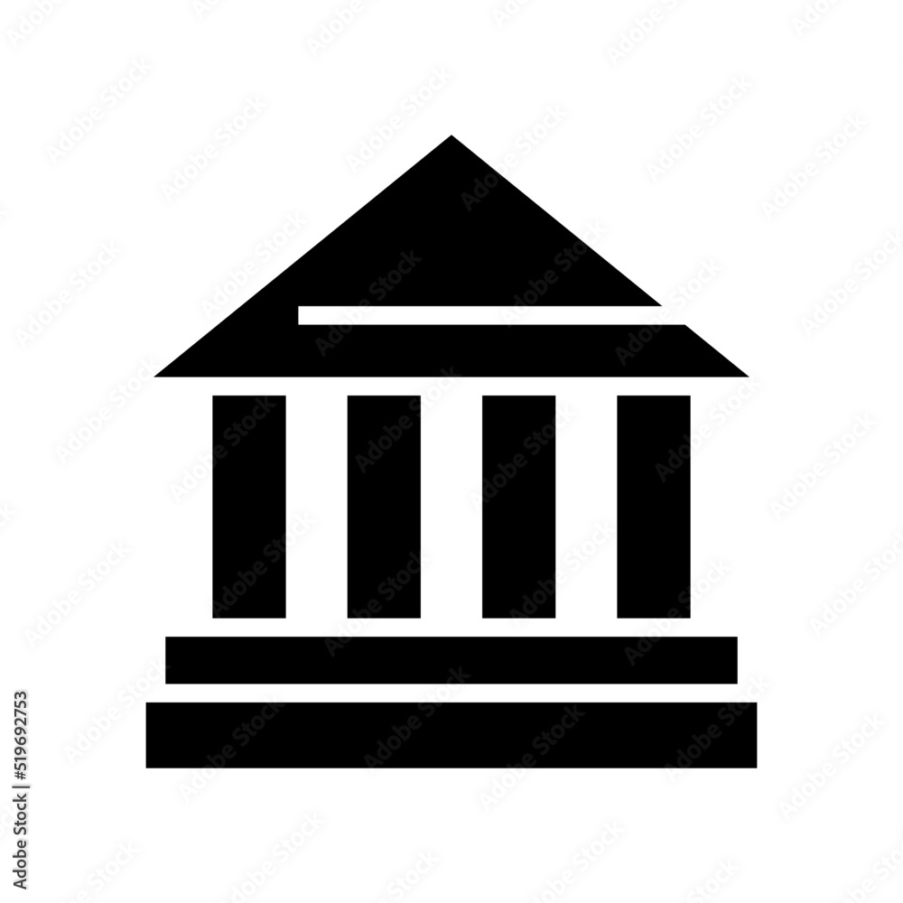 court icon or logo isolated sign symbol vector illustration - high quality black style vector icons
