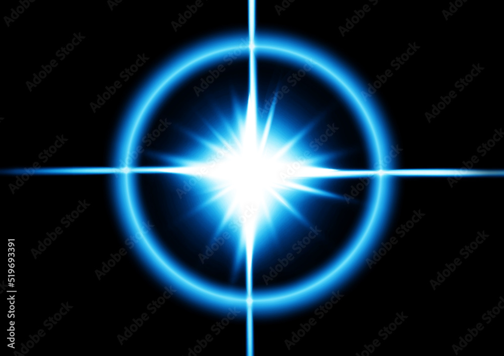 Obraz premium 抽象的な光線のイラスト