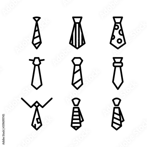 necktie icon or logo isolated sign symbol vector illustration - high quality black style vector icons 