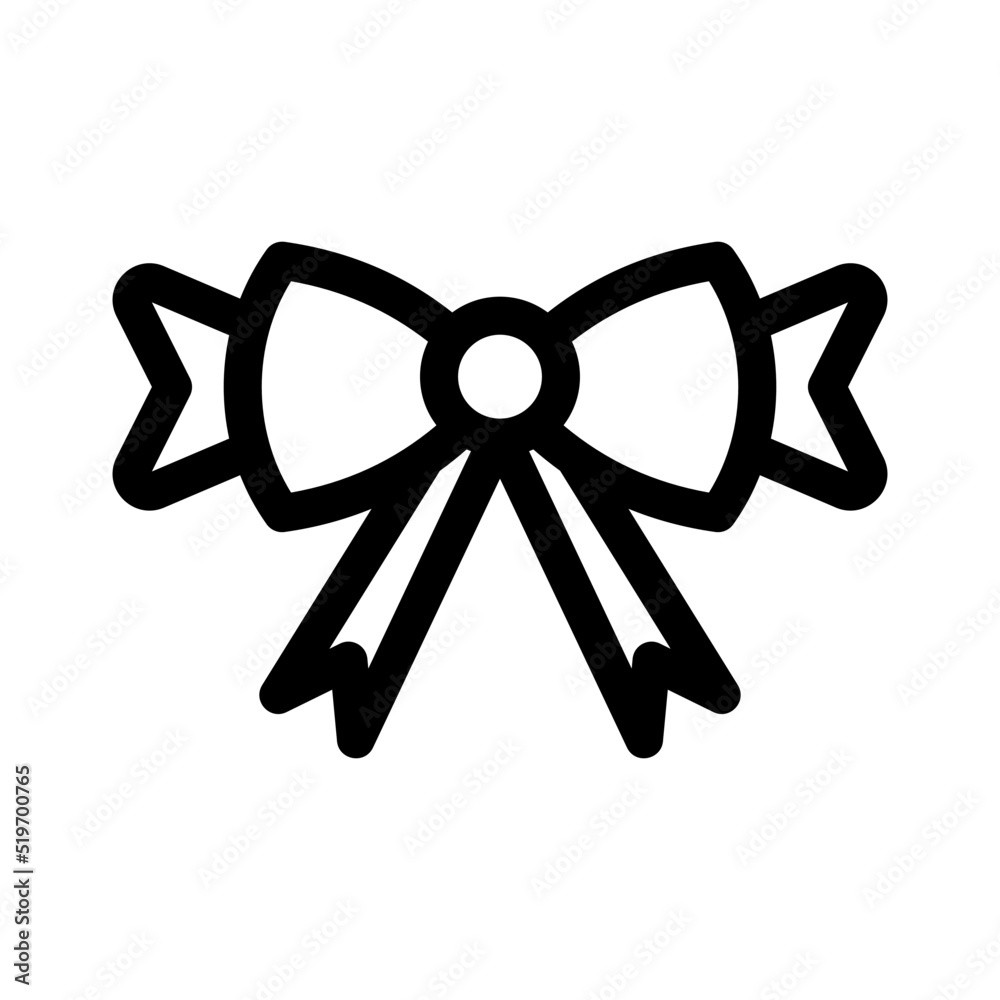 Obraz premium bow icon or logo isolated sign symbol vector illustration - high quality black style vector icons 
