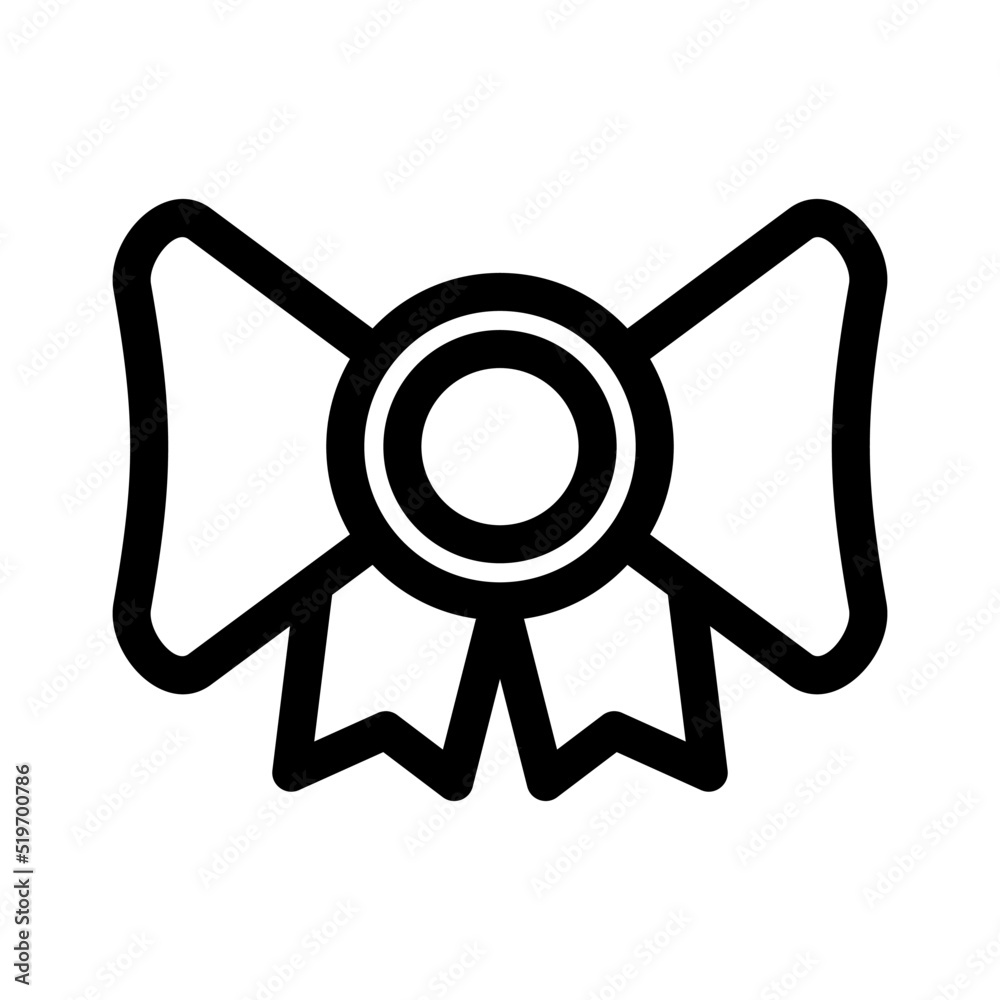 Obraz premium bow icon or logo isolated sign symbol vector illustration - high quality black style vector icons 