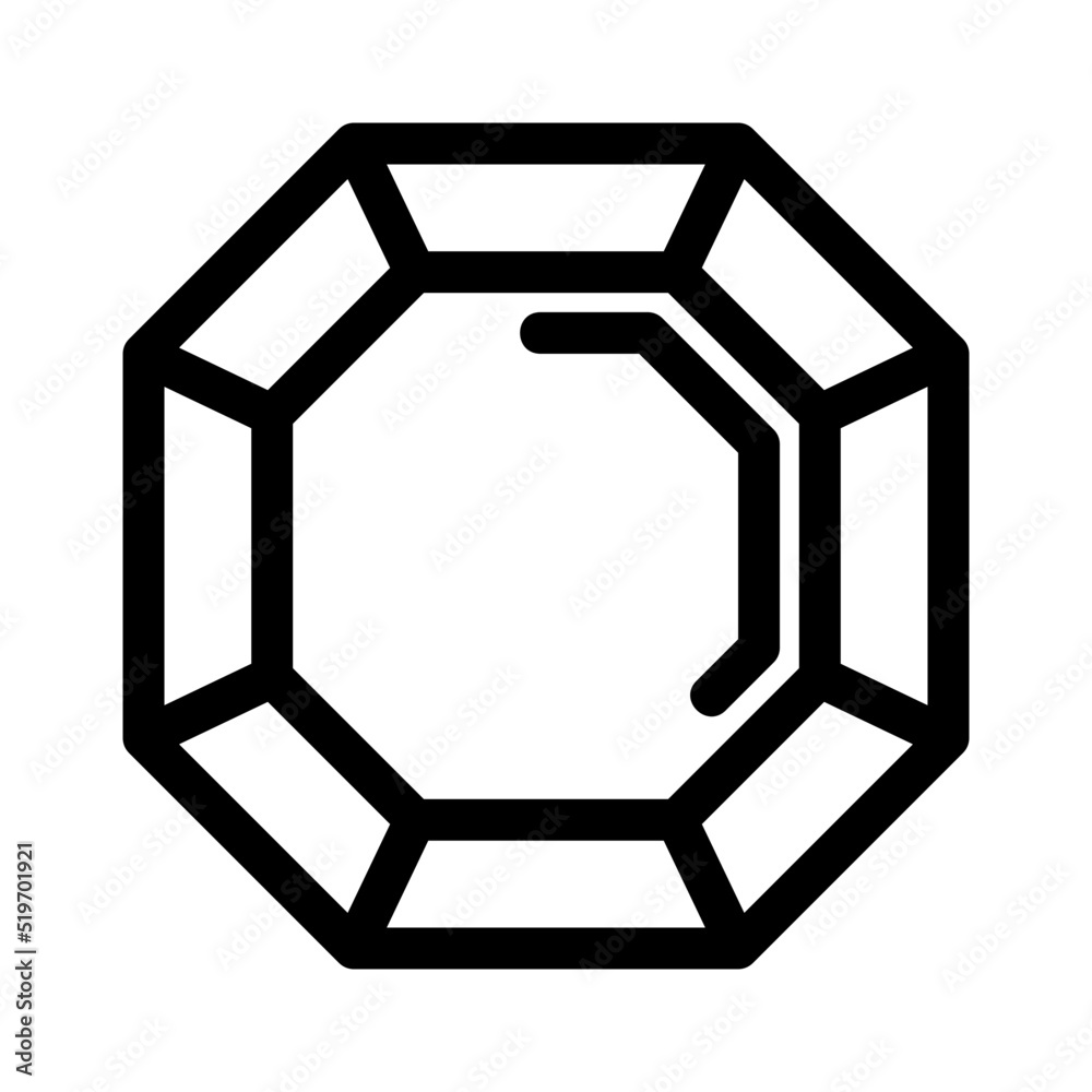 gem icon or logo isolated sign symbol vector illustration - high quality black style vector icons
