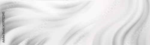 white cloth background abstract with soft waves
