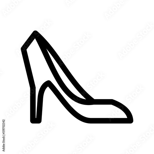 high heels icon or logo isolated sign symbol vector illustration - high quality black style vector icons
