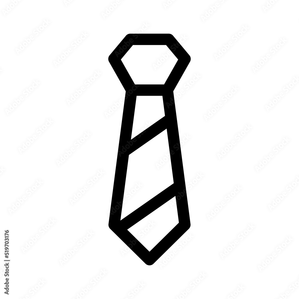 necktie icon or logo isolated sign symbol vector illustration - high quality black style vector icons
