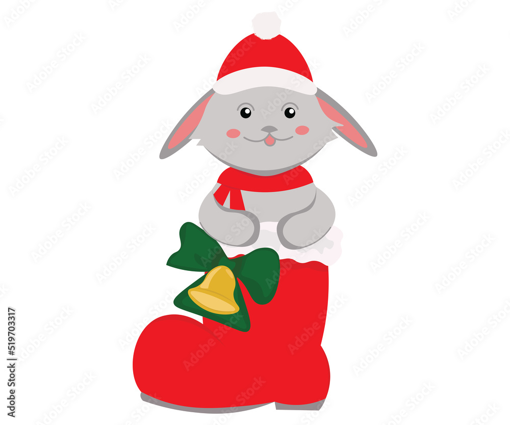 winter holiday new year animal hare winter holiday new year animal hare
