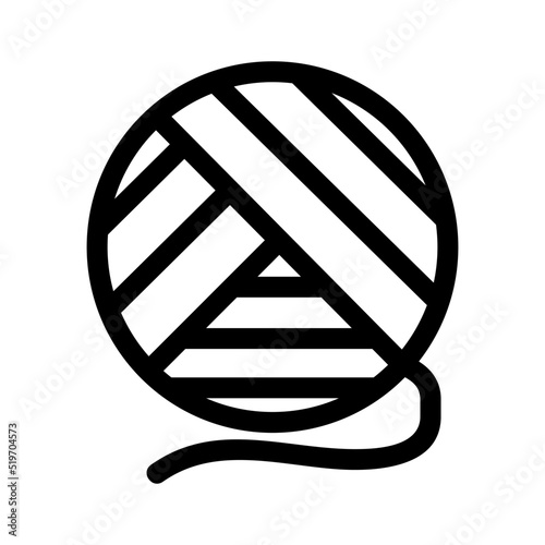 yarn icon or logo isolated sign symbol vector illustration - high quality black style vector icons 