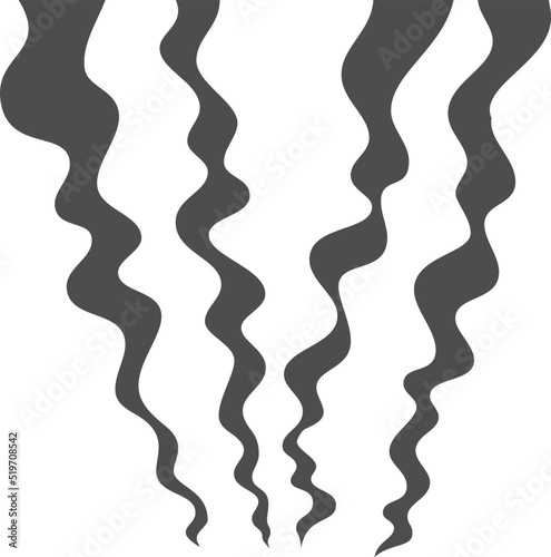 Smoke generated by fire