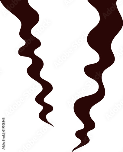 Burnt Red Smoke generated by fire
