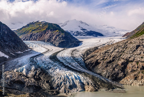 The Berendon Glacier in the Coast Mountains of British Columbia