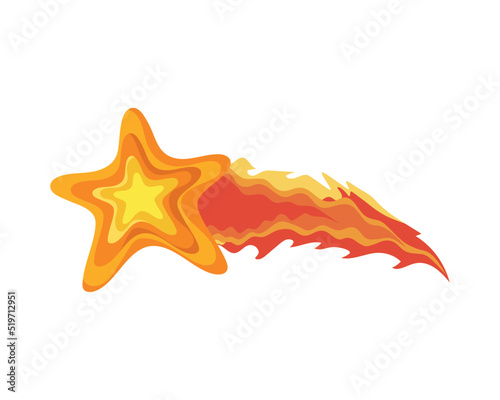 shoting star universe space