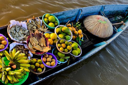 Lok baintan floating traditional market. South Kalimantan, Indonesia