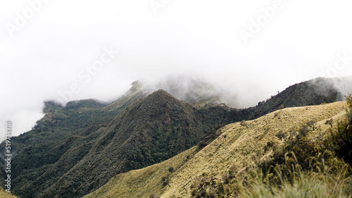 Beautiful view on Mount Merbabu