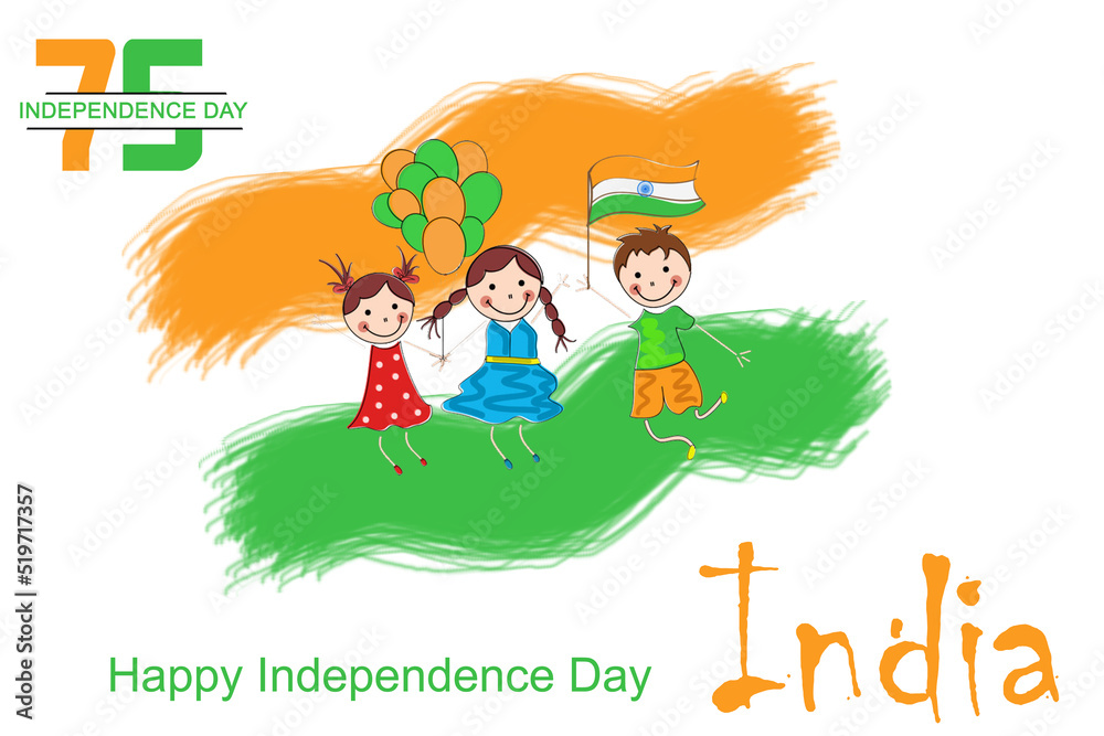Fototapeta premium India Independence day