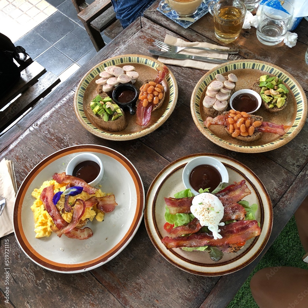 breakfast and lunch breakfast and lunch