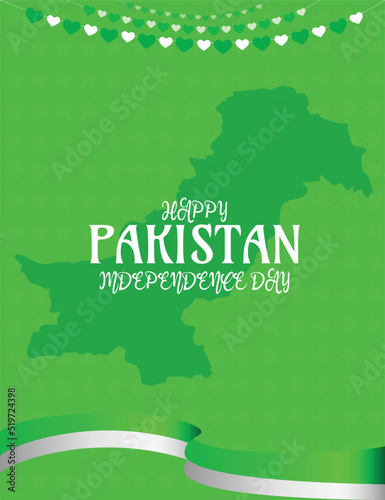 Happy Pakistan Independence Day Design For 14th august