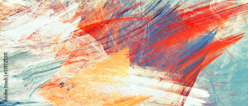Art paint. Bright artistic painting background. Abstract colours pattern. Fractal artwork for creative graphic design
