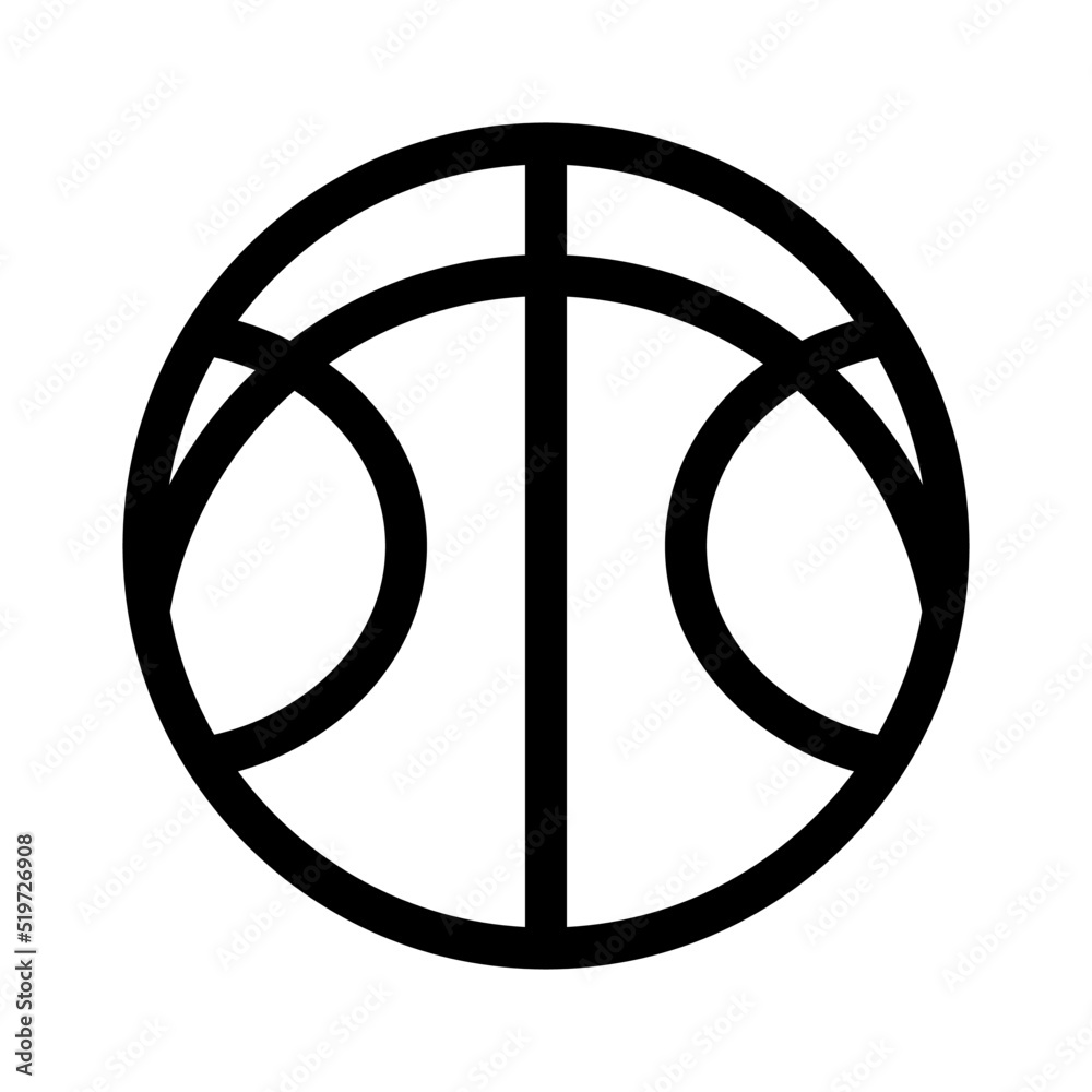 basketball icon or logo isolated sign symbol vector illustration - high quality black style vector icons
