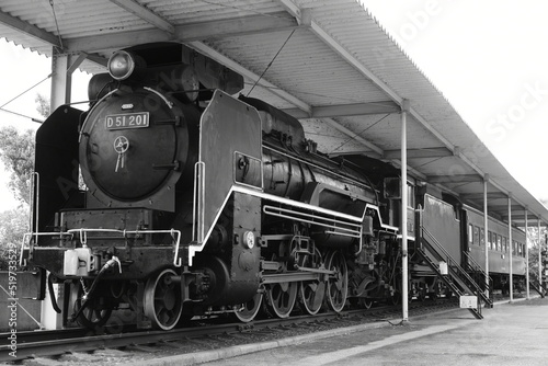 昭和時代に活躍したD51形蒸気機関車