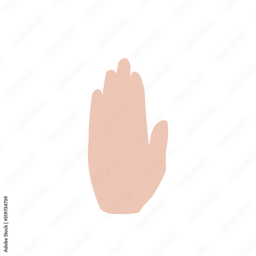 simple hand logo vector template simple hand logo vector template