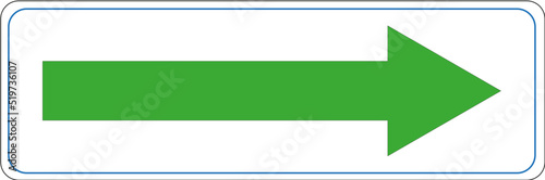 Panneau flèche directionnelle