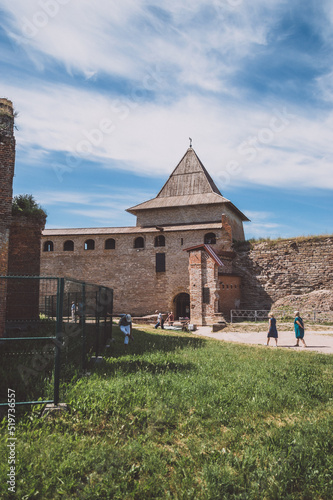 The territory of the Fortress Oreshek in Russia
