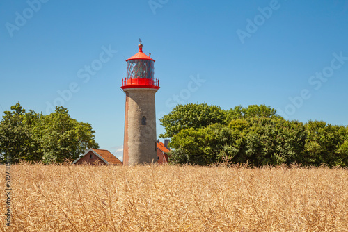 Lighthouse Staberhuk, Fehmarn Island, Schleswig-Holstein, Germany, Europe photo