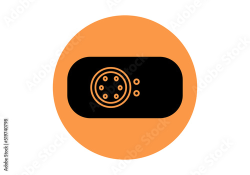 Icono de cámara de detección de fatiga del conductor