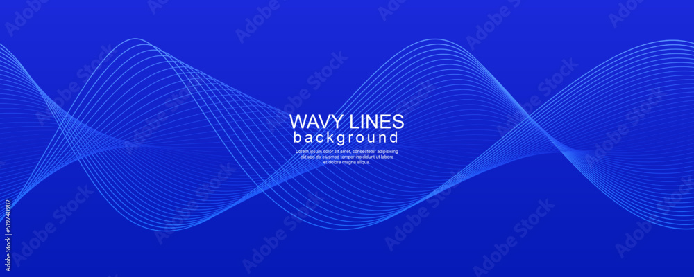 Abstract background with dynamic flowing lines Abstract background with dynamic flowing lines