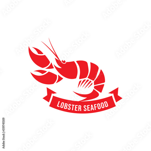 Crayfish Prawn Shrimp Lobster Claw Seafood Logo Design Inspiration