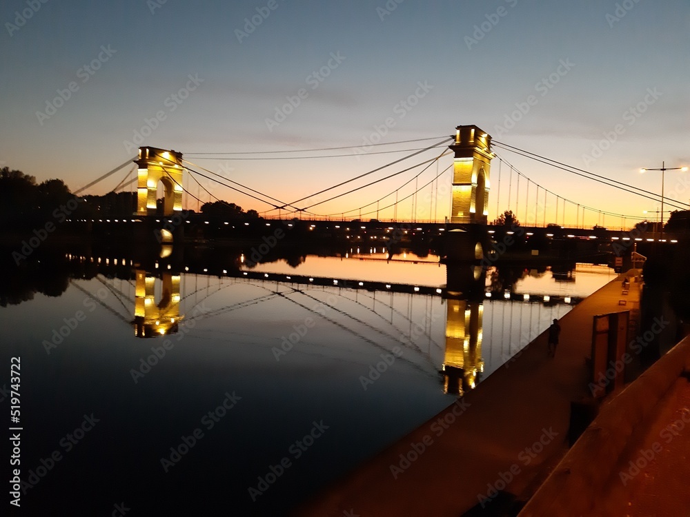 Obraz premium bridge at night