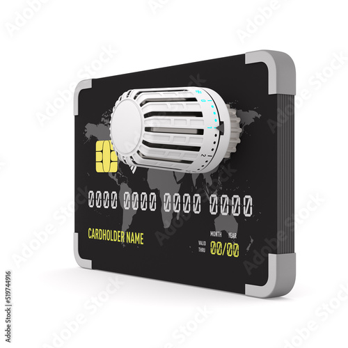 credit card with heater the...