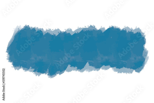 blue watercolor paint stroke background vector illustration. watercolor stain. grunge style vector illustration. watercolor splash texture background. Hand-drawn blob  spot. Watercolor effects.