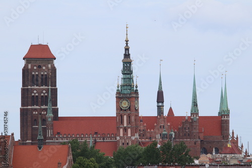 foofs and towers of the old town