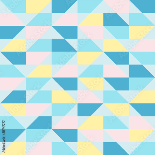 Retro style geometric pattern with a seamless texture