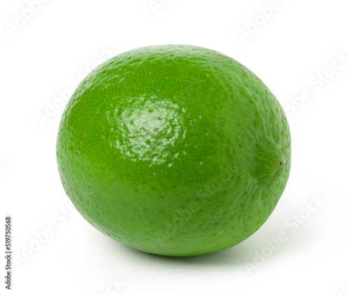 lime citrus fruit isolated on white background, single, cut out