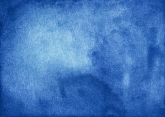 Blue light watercolor, ink, abstract backround texture. Copy space for banner, poster, backdrop. High resolution colorful watercolor background. Copy space for text, textures design art work.