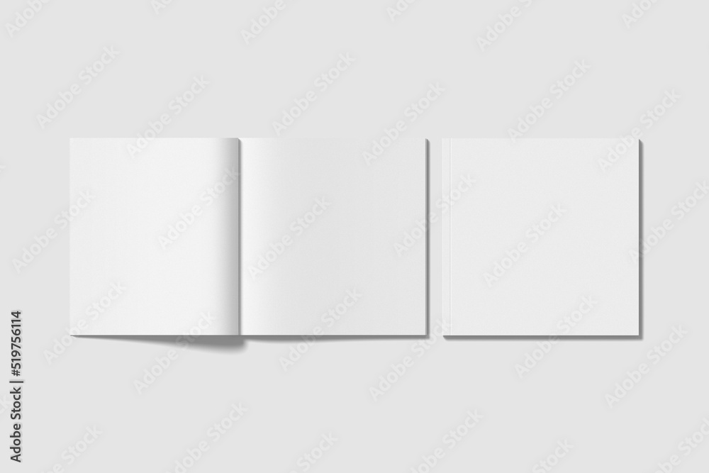 Square Magazine Mockup Square Magazine Mockup