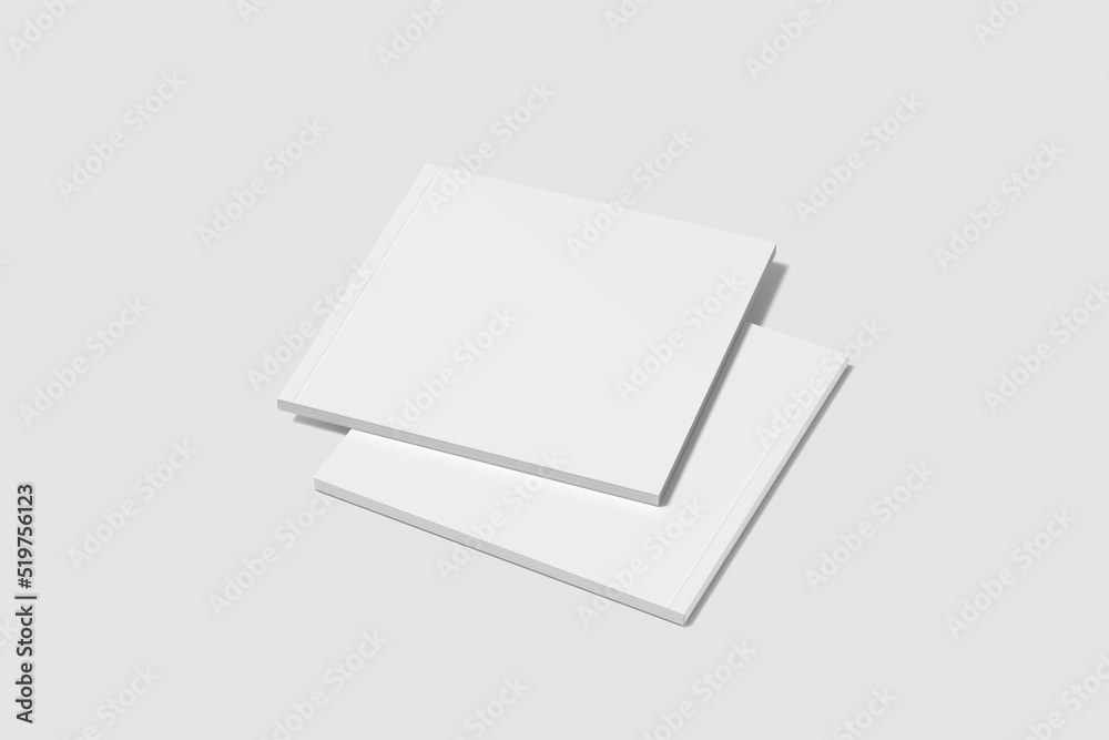 Square Magazine Mockup Cover Square Magazine Mockup Cover