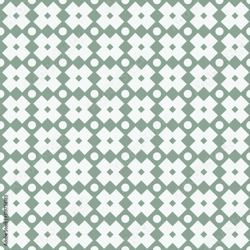 cross and circles seamless pattern