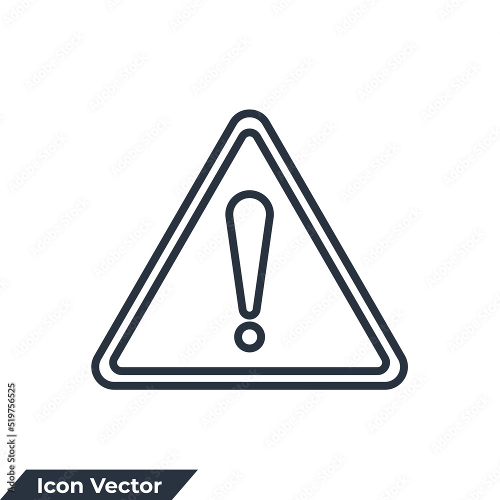 warning icon logo vector illustration. Danger warning symbol template for graphic and web design collection warning icon logo vector illustration. Danger warning symbol template for graphic and web design collection