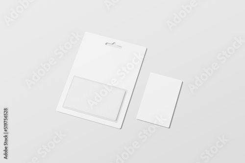 Gift Card With Hanging Gift Card Mockup