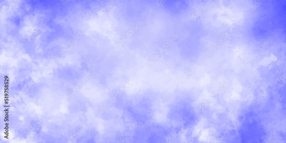 Abstract background with violet sky with clouds, neon dramatic background. Dye Blue Watercolor background. Light grey bubbly cloud patterns and textures watercolor background. paper texture design . Abstract background with violet sky with clouds, neon dramatic background. Dye Blue Watercolor background. Light grey bubbly cloud patterns and textures watercolor background. paper texture design .