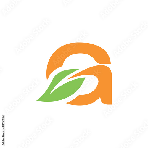 Leaf Patterned Letter G Logo