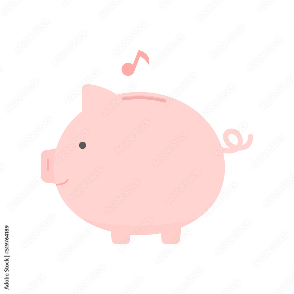 ニコニコ笑顔のピンク色のかわいいの豚の貯金箱
ニコニコ笑顔のピンク色のかわいいの豚の貯金箱