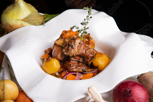 Frango com Vinho Tinto