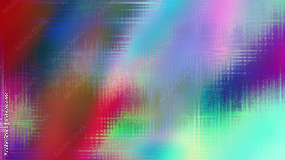 Abstract iridescent blur texture background image.